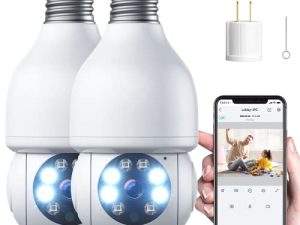 Light Socket Security Camera with Alexa
