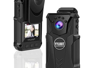YYLUUT Mini Body Camera Body Cam 8Hours 1080P Video Recorder Wearable Portable Security Cam with Night Vision 6-8HR Battery Life Enforcement