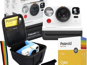 Polaroid Originals Now I-Type Instant Camera with 16 Color Film Photos and Signature Series Case