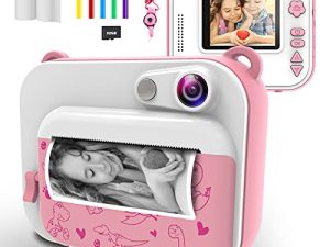 USHINING Instant Print Camera for Kids