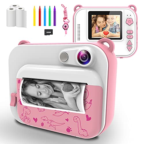 USHINING Instant Print Camera for Kids USHINING Instant Print Camera for Kids