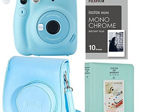 Fujifilm Instax Mini 11 Ice Blue Instant Camera Plus Original Fuji Case