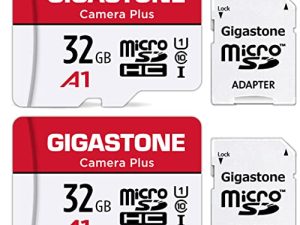 [Gigastone] Micro SD Card 32GB 2-Pack