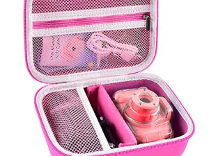 Kids Camera Case Compatible with Agoigo/ for Seckton/ for DEKER/ for Miiulodi/ for Yoophane Digital Waterproof Camera. Portable Camera Storage Box for Cable