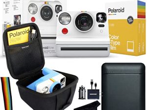 Polaroid Originals Now I-Type Instant Camera with 16 Color Film Photos and Signature Charger Bundle