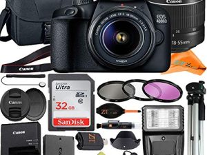 Canon EOS 4000D (Rebel T100) DSLR Camera 18-55mm Zoom Lens with ZeeTech Accessory Bundle