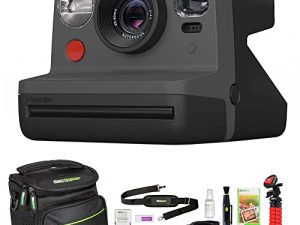Polaroid Originals PRD9028 Now I-Type Instant Camera - Black Bundle with Deco Photo Camera Bag