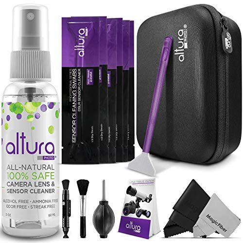 Altura Photo Professional Full Frame Sensor Cleaning Kit - Camera Cleaning Kit for FF DSLR & Mirrorless Cameras - w/Sensor Cleaning Swabs & Case Altura Photo Professional Full Frame Sensor Cleaning Kit - Camera Cleaning Kit for FF DSLR & Mirrorless Cameras - w/Sensor Cleaning Swabs & Case