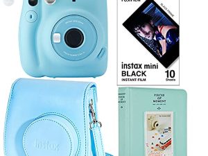 Fujifilm Instax Mini 11 Sky Blue Instant Camera Plus Original Fuji Case
