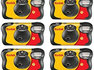 6 X FunSaver Disposable Camera with Flash 800 ISO