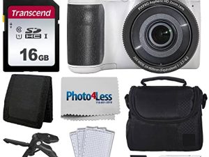Kodak PIXPRO AZ255 Digital Camera (White) + Point & Shoot Camera Case + 16GB Memory Card + USB Card Reader + Table Tripod + Accessories