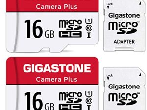 [Gigastone] 16GB 2-Pack Micro SD Card