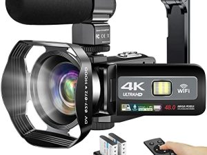 Yisence Tech Video Camera 4K Camcorder