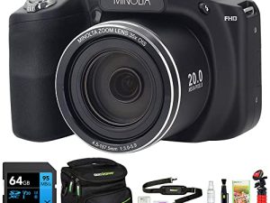 Minolta MN35Z-BK 20MP 35X Optical Zoom Wi-Fi Bridge Camera