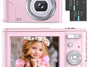 Digital Camera 1080P 36MP Kids Camera Compact Point and Shoot Digital Camera