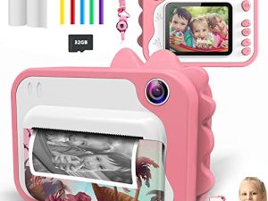 USHINING Instant Print Kids Camera
