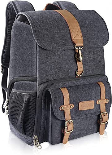 Endurax Canvas Camera Backpack Bag for Photographers DSLR Backpacks fit up to 15.6 Laptop Rain Cover Included Endurax Canvas Camera Backpack Bag for Photographers DSLR Backpacks fit up to 15.6 Laptop Rain Cover Included