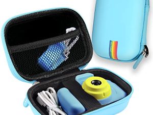 Leayjeen Kids Camera Case Compatible with Seckton/ Desuccus/ Nine Cube/ OZMI/ LC-dolida/ GKTZ and More Kids Digital Cameras and Accessories Carrying Box (Case Only)